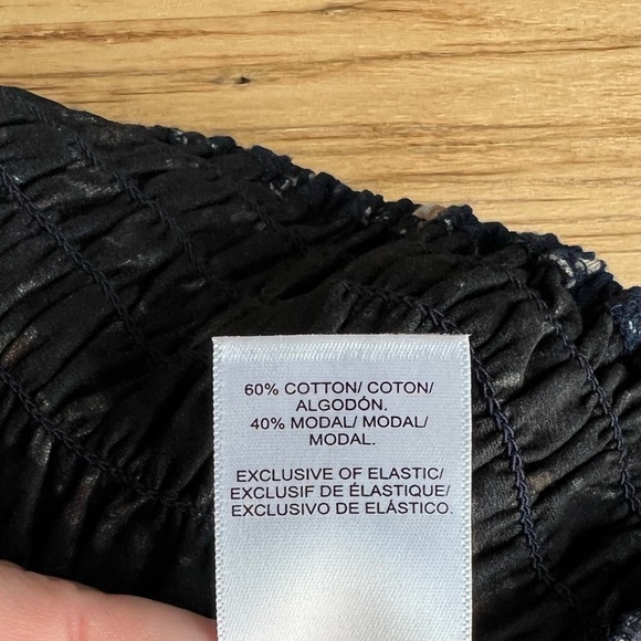 NWT Lucky Brand Navy Top Size Large - Picture 7 of 7